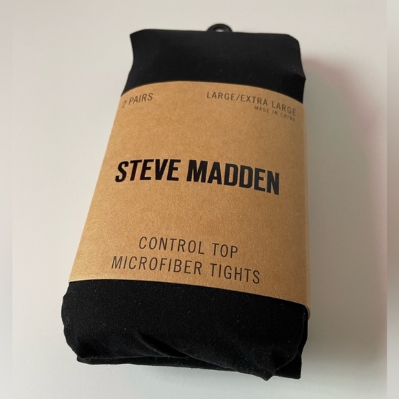 Steve Madden Accessories - Steve Madden Black Microfiber Tights | 2-Pair